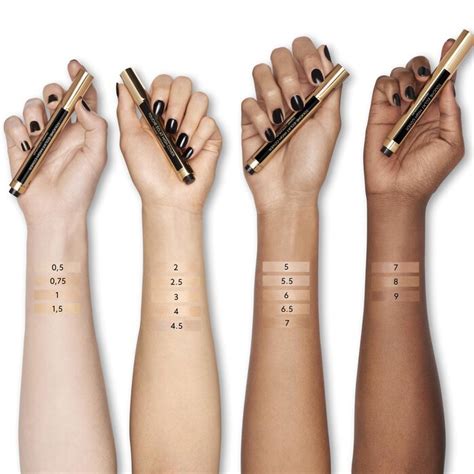 ysl touche éclat high cover concealer swatches|ysl touche eclat concealer swatches.